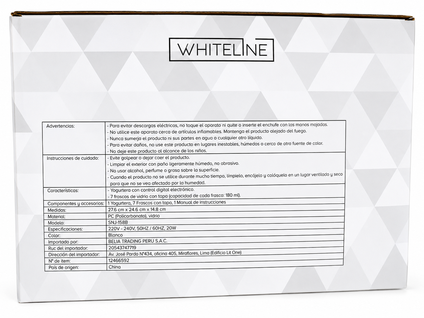 YOGURTERA - WHITELINE