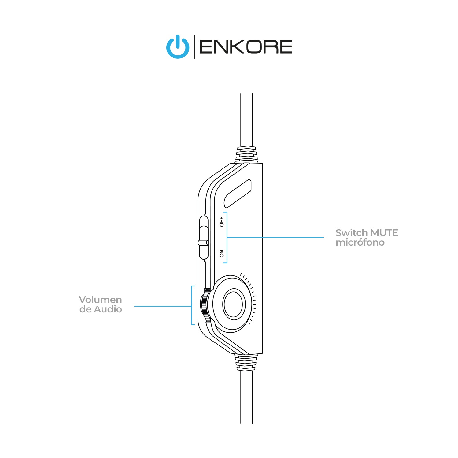 AURICULAR GAMER ACTIVE 5.1 EKHG 1004U - ENKORE