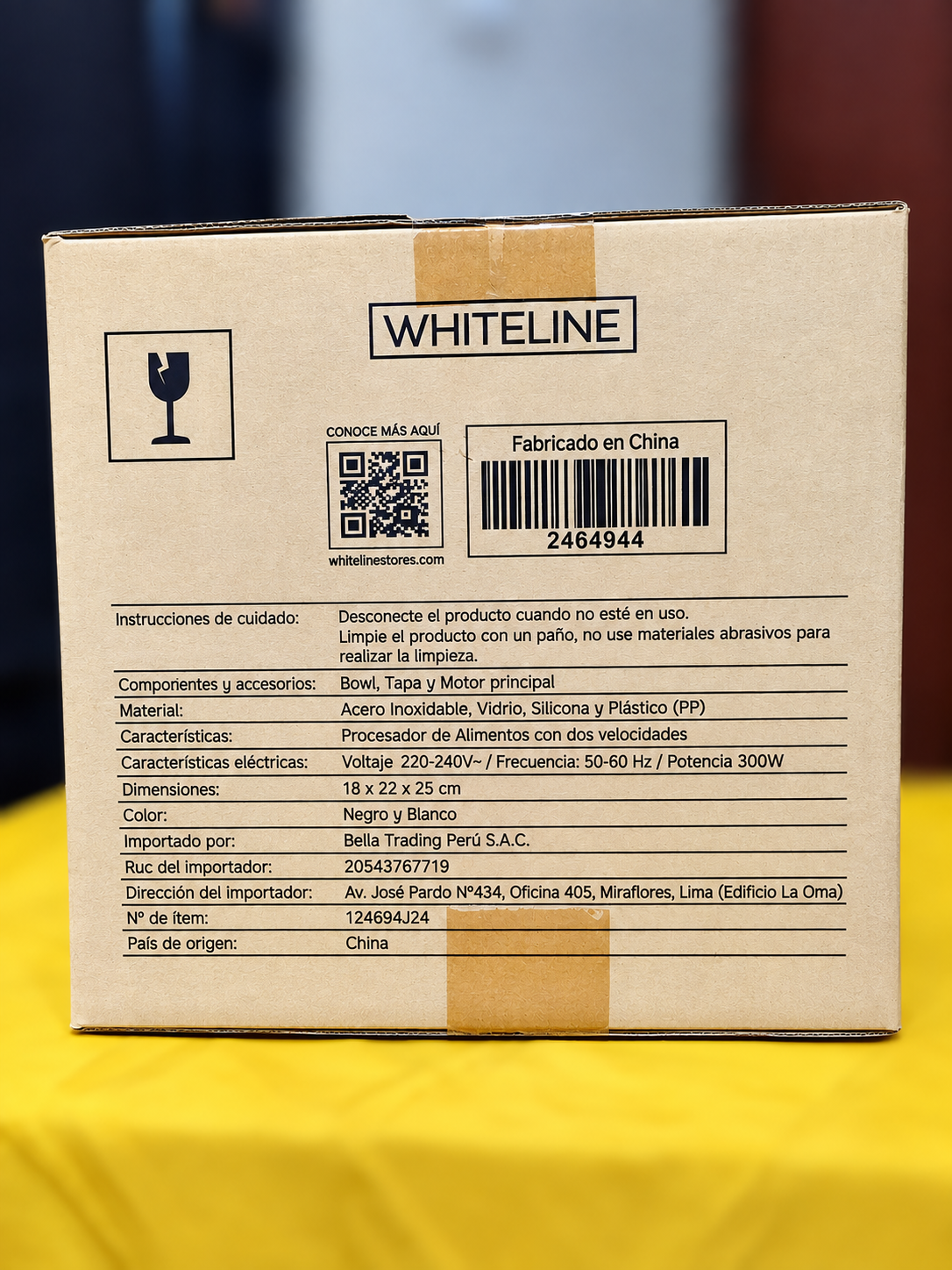 PROCESADOR DE ALIMENTOS - WHITELINE