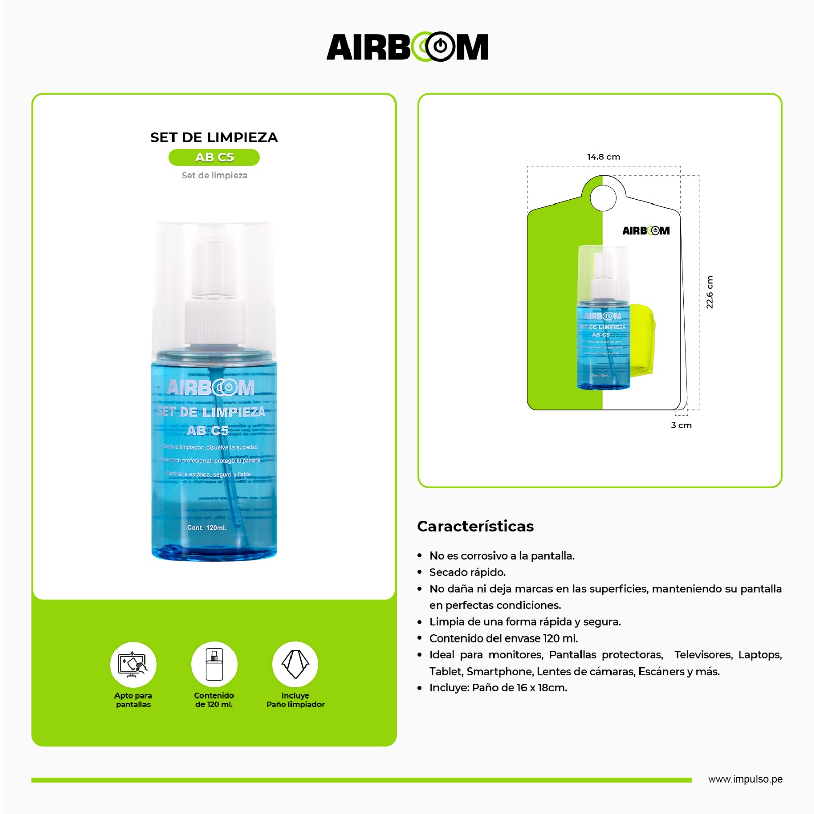 SET DE LIMPIEZA - AB C5 - AIRBOOM