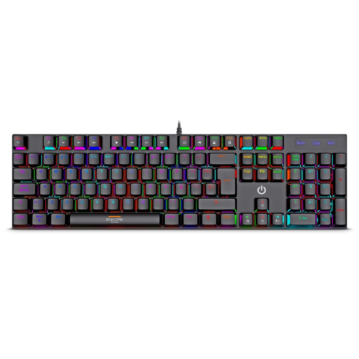 TECLADO MECÁNICO ENKORE ROYALE ENK 1003 - 5
